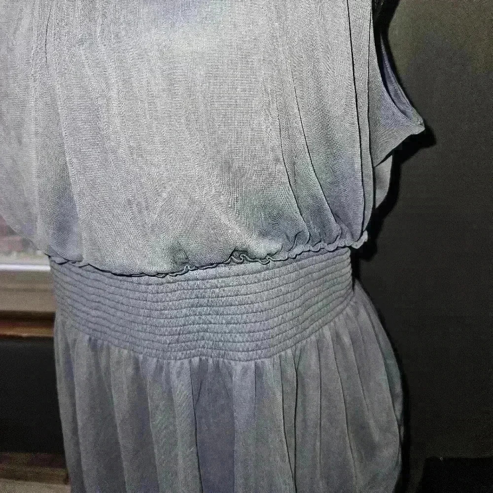 Express Brand Womans Blue Halter Top Size L - Picture 2 of 10